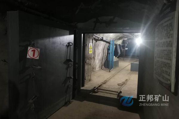 井下防水密閉門現場